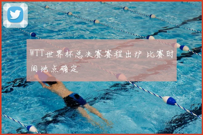 WTT世界杯总决赛赛程出炉 比赛时间地点确定