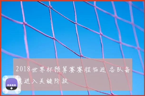 2018世界杯预算赛赛程临近 各队备战进入关键阶段